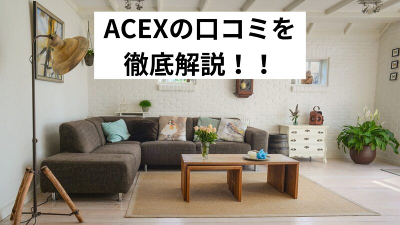 ACEXの口コミを徹底解説！！